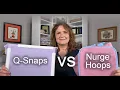 123Stitch com Q-Snaps VS Nurge Hoops for Cross Stitching and Embroidery - on FlossTube
