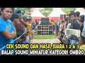 Cek Sound \u0026 Hasil Lomba Juara 1 2 \u0026 3 Balap sound miniatur kategori power Ombro Situbondo