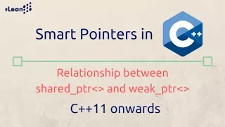 C C 11 Smart Pointers Relationship between shared - ptr and weak
