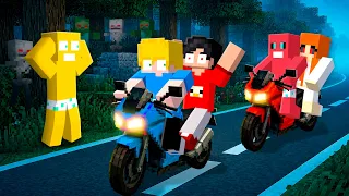 Fizemos a Viagem com os Amigos Reversos no Minecraft!