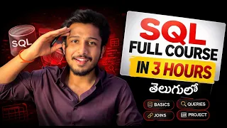 SQL Full Course in Telugu Zero to Hero