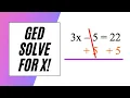 Solve ANY Equation on GED Math