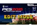 PES 2015 EDIT MODE - A Look into Edit Mode this year