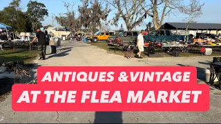 Flea Market Treasure Hunt Jacksonville Florida Pick With Me For Antiques and Vintage to Flip on Ebay