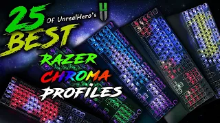 25 Razer Chroma Profiles Huntsman V2 Analog Mini and Elite Compatible