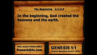 Holy Bible Book 01 Genesis 1-50 ESV