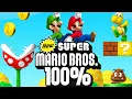 New Super Mario Bros. DS - 100% Longplay Full Game Walkthrough No Commentary Gameplay Playthrough