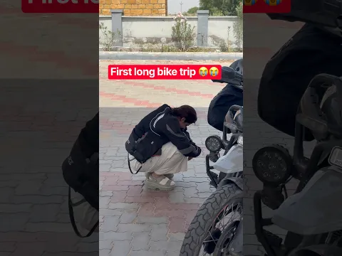 Bike trip baadmein start hui pehle rona aagaya 🫨