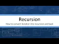 Recursion - Comparing Recursion with Iteration
