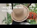 Crochet Sun Hat Tutorial - New Crochet Sun hat