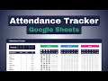 How to Build an Attendance Tracker in Google Sheets
