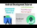 Aide Android Development Tutorial Series Buttons with OnClick Event Listener part-8