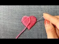 Download Lagu How to Embroider a Heart to Cover a Hole on Jeans