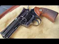Colt Python Restoration before and after pictures