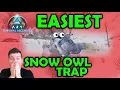 I built the Cheapest and BEST Snow Owl Trap Ever How To Tame a SNOWOWL Quick and Easy Ark Ascended