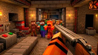 CONSTRUI A BASE SUBTERRÂNEA PERFEITA NO APOCALIPSE ZUMBI NO MINECRAFT!