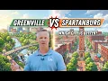 Greenville vs Spartanburg Small Town vs Big City