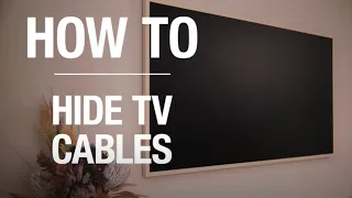How To Hide TV Cables - Bunnings Warehouse