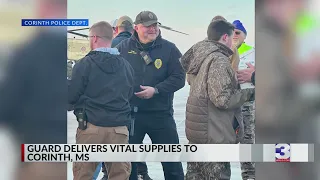Emergency supplies arrive in Corinth Mississippi