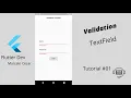 How to validate TextField TextFormField using flutter - Tutorial