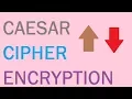 Caesar Cipher Encryption explained step by step with example