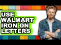 How to Use Iron-On Letters From Walmart 2025 Only Way