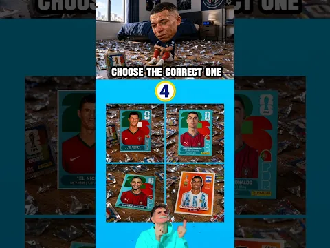 Which ones are they? CHOOSE CORRECTLY #panini #WorldCup2026 #cr7 #mbappe