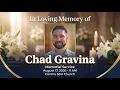 Memorial Service for Chad Gravina