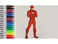 The Flash Coloring Pages The Flash Justice League Fun Pages SAILANY Coloring Kids