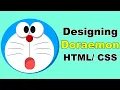 Doremon Design using HTML CSS CSS Animation Tutorial in Hindi Urdu Cyber Warriors
