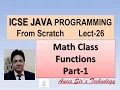 Java Math Class Library Function Part-1 Easily