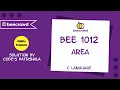 beecrowd Problem 1012 Area solution Bangla C language