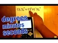 Degrees to DMS on TI84