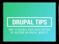 Drupal Tips Disable Create New Account registration on Drupal Website