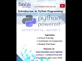 Introduction to Python Programming - Day 5 Built-in Functions and Defining Functions and Recursion