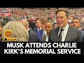 Download Lagu Elon Musk Deviates From Protocol During Charlie Kirk’s Funeral Service | Trump | 4k Video | N18G