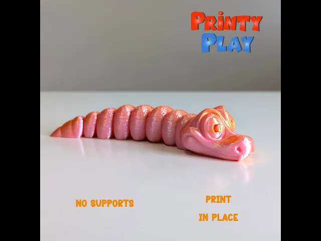Cute flexi baby snake video thumbnail
