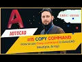 How to use Copy and Array command in AutoCAD