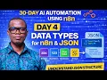 n8n for Beginners Understanding JSON Data Types Day 4 of 30 - Day AI Automation Challenge