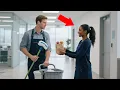 Download Lagu Millionaire Disguises as a Janitor to Test His Staff—Unaware a Kind Receptionist Steals His Heart