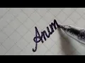Cursive writing A letter words Beginners cursive writing practice Cursive writing for beginners