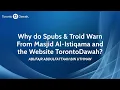 Download Lagu Why do Spubs \u0026 TROID warn from Masjid Al-Istiqama and the Website TorontoDawah? Abu Fajr AbdulFattah