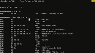 Xanax custom shellcode encoder written in assembly Decoding executing msfvenom payload