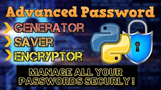 Password Generator in Python With Encryption and Decryption Feature Python Project Hindi