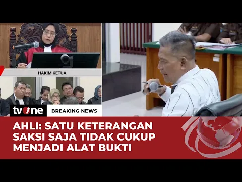 To The Point! Kuasa Hukum Saka Bertanya ke Ahli soal Minimnya Alat Bukti dalam Sidang