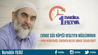 Evinde süs köpeği besleyen Müslümanın evine misafirliğe giderken nelere dikkat edilmelidir?