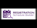 Registration Schedule Builder Main