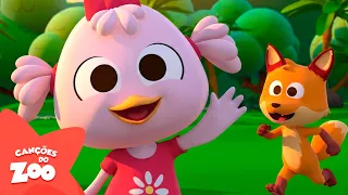Pato, Pato, Ganso 🪿 CANÇÕES DO ZOO 🐵 Desenho Infantil | Português do BRASIL