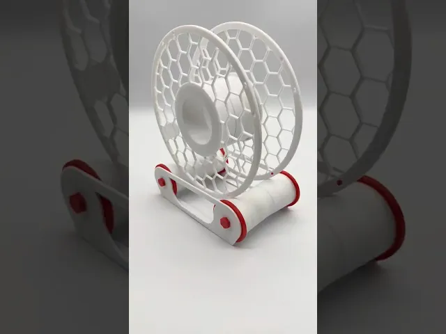 Smooth-Rolling Self-Centering Filament Spool Roller video thumbnail