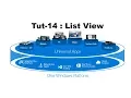 A simple ListView Example in UWP Tutorial Part-14